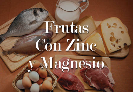 frutas con zinc y magnesio