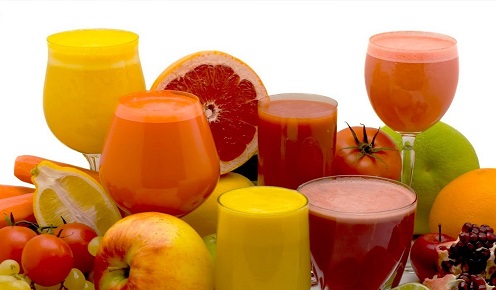 frutas con jugo