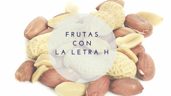 frutas con la letra h