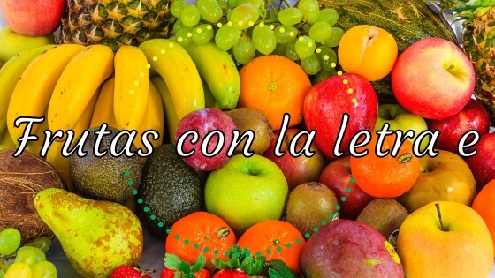 frutas con la letra e - frutas con la e en ingl&eacute;s