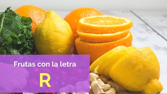 frutas con la letra r