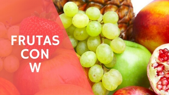 frutas con la letra w