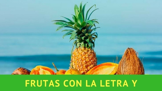 frutas con la letra y