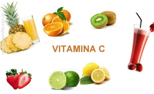 frutas con vitamina c